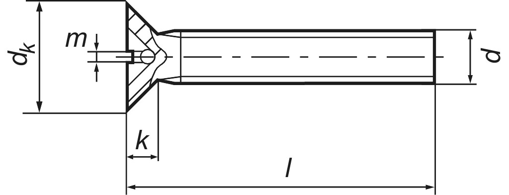 DIN 965  AM  5   x 45  4.8